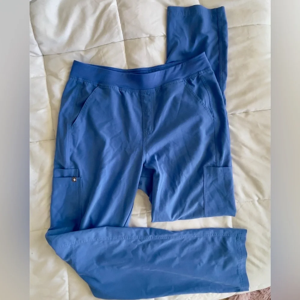 Figs Men's Blue Cargo Medical Scrub Pants